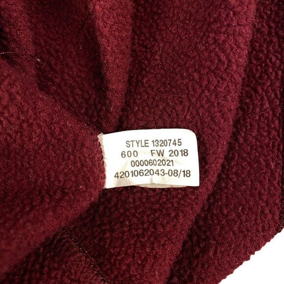 Under armour Sweatshirt Men's Medium Burgundy Loose Fit Coldgear Activewear - Picture 6 of 11